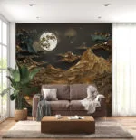 Moonlit Mountains, Golden Hour
